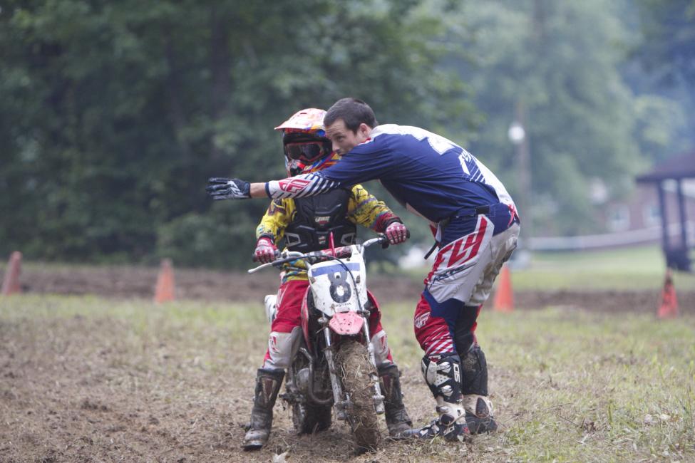 Chris Douglas offers up some advice.Photo: Austin Woodrum