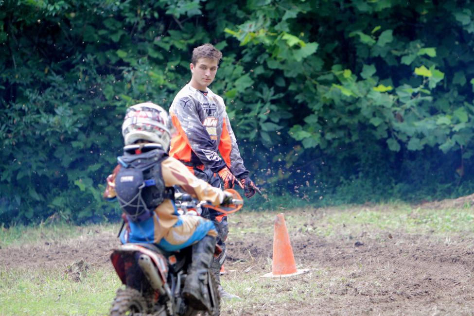 Mike Witkowski hard as work as a guest instructor.Photo: Austin Woodrum