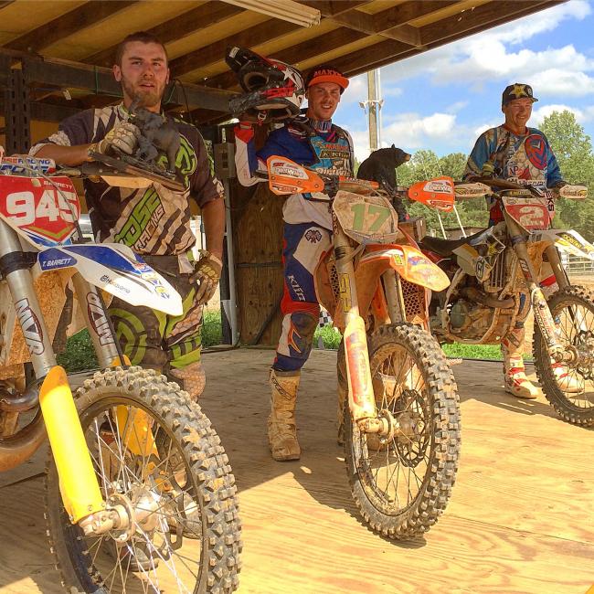 Jason Thomas claimed the Zoo City GP overall win ahead of Josh Strang and local favorite, Trevor BarrettPhoto: Jared Bolton