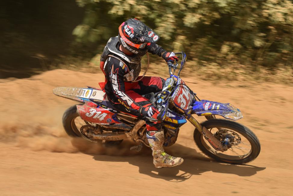 While KR has ran away with race wins, there's a number of riders who have challenged for the lead at times, including Grant Baylor.Photo: Ken Hill