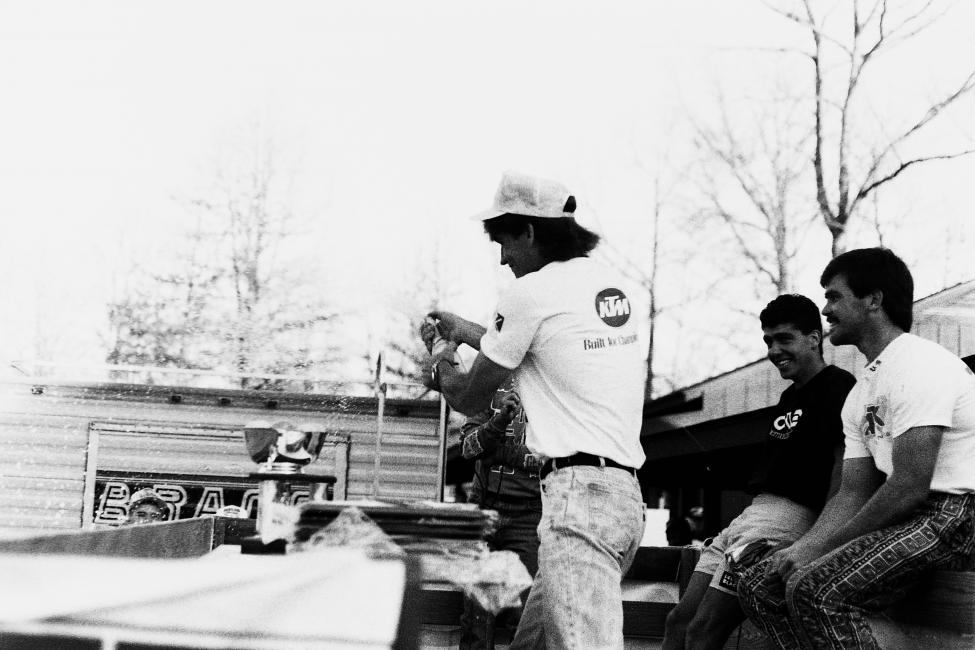 Jeff Russell claimed his final GNCC overall win at Loretta Lynn's in 1991Photo: GNCC Archives