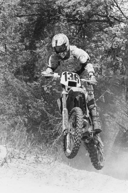 Here's Guy Cooper on his way to the win at the 1994 Ocala GNCC