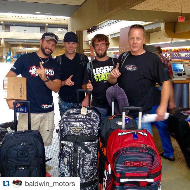 Adam McGill has teamed up with ATV Motocross racers Josh Upperman and Jeffrey Rastrelli for this weekend's Pont De Vaux race in France!