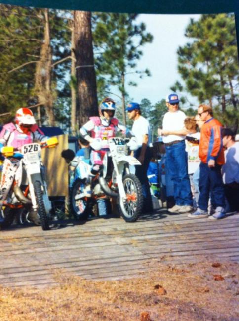 AG has been at it for quite a while! Here he lines up on the right, next to the infamous David 