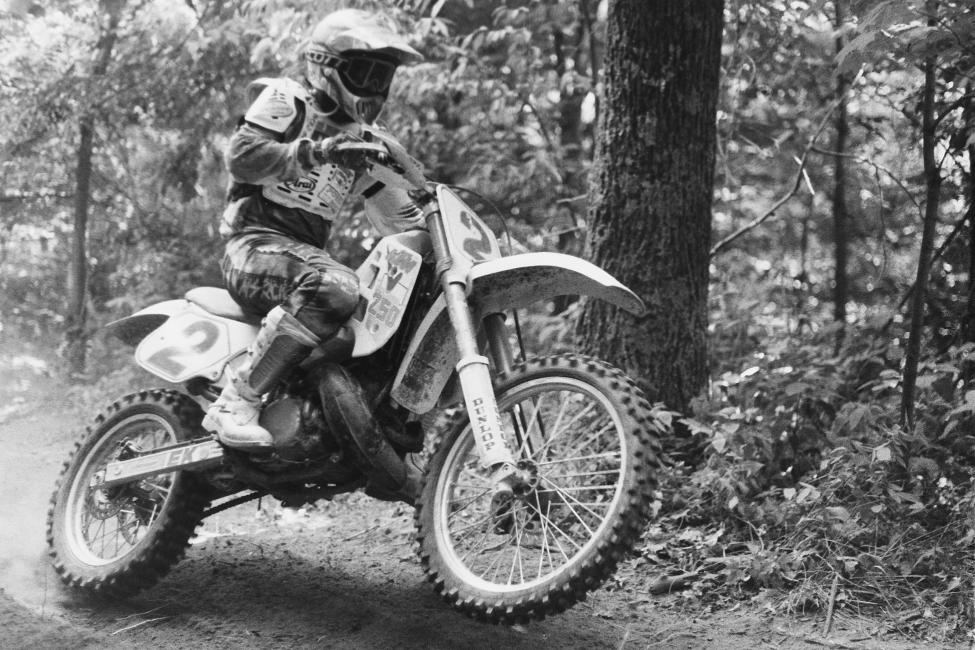 Today, Kailub Russell is the man to beat and also looks pretty stylish in the process. Of course, his dad Jeff Russell was pretty stylish in his day as well!