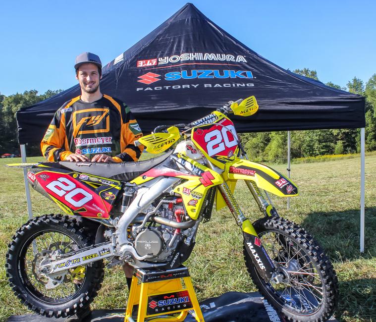 Chris Douglas will finish out the 2015 season aboard the RMZ-450.