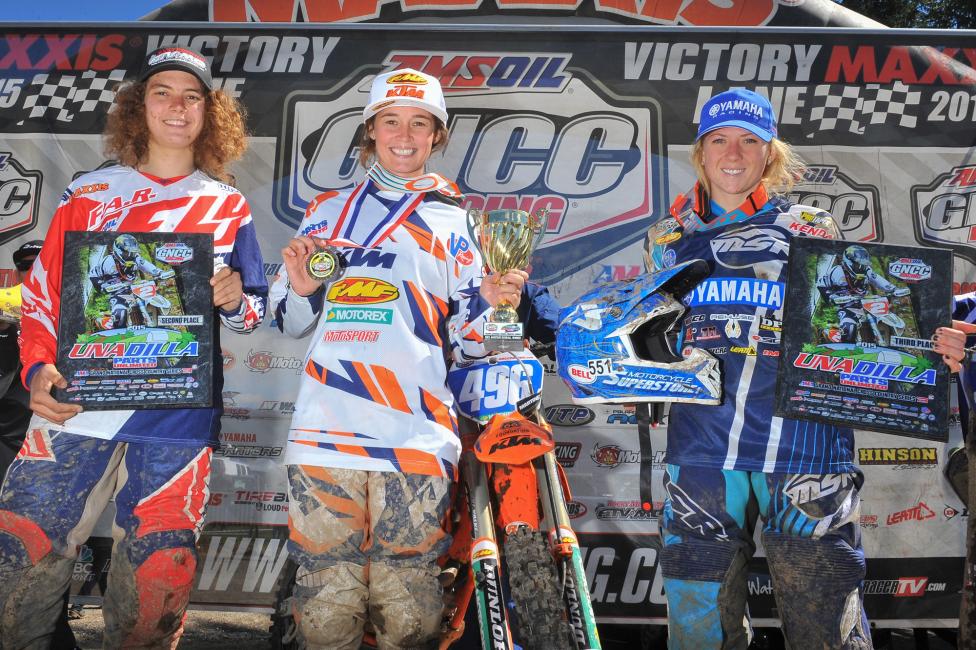 The WXC ATV ranks aren't the only ones full of talent. The ladies on the bike side are super fast as well!