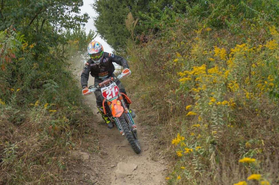 Russell was able to stay ahead of the riders that were nearest to him in points to earn his first National Enduro Championship.