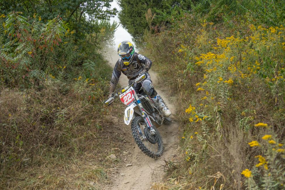 Josh Strang earned a fifth place finish at the Black Coal National Enduro