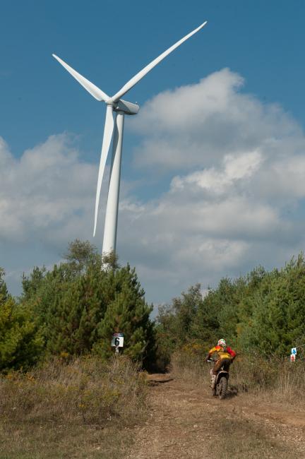 It already looks like the windmills are helping push that Hurricane away.