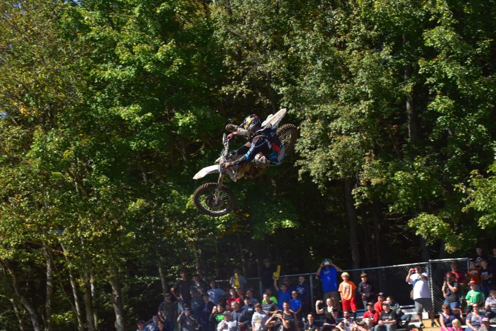 Sipes showed off his motocross skills at Unadilla over the skyshot.