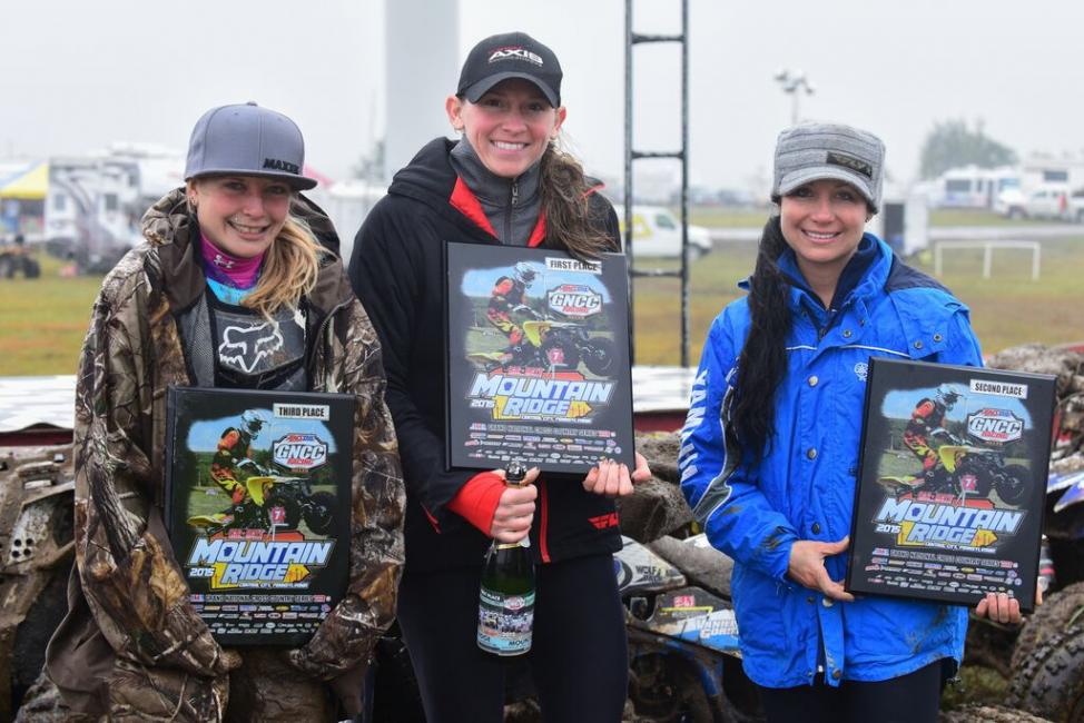 WXC Podium: Angel Knox, Traci Pickens, Kara Frederick.