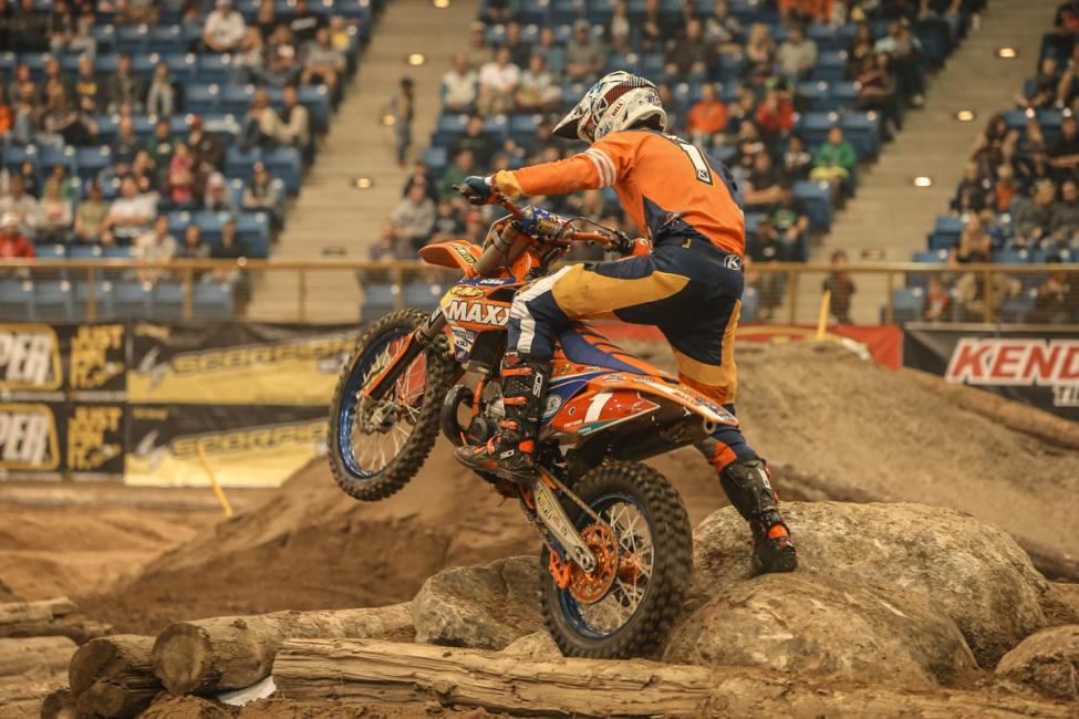 Defending Champion, Cody Webb, lead the race before making a few mistakes and ending up with a second place finish.