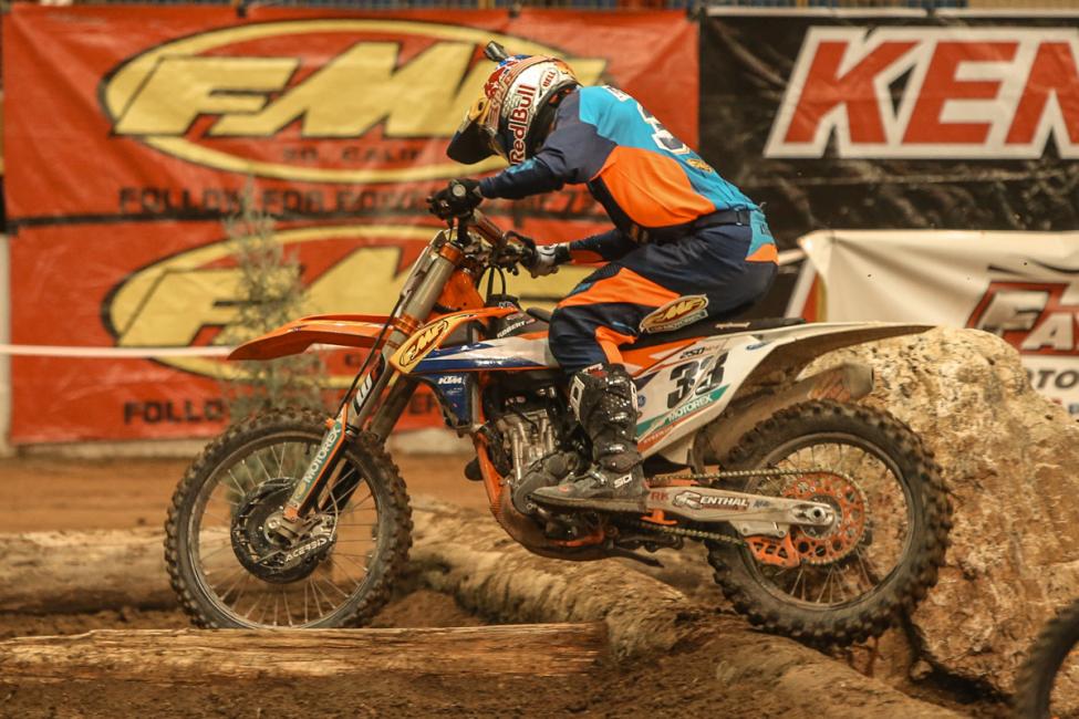Taylor Robert rode to a third place finish at the Denver EnduroCross.