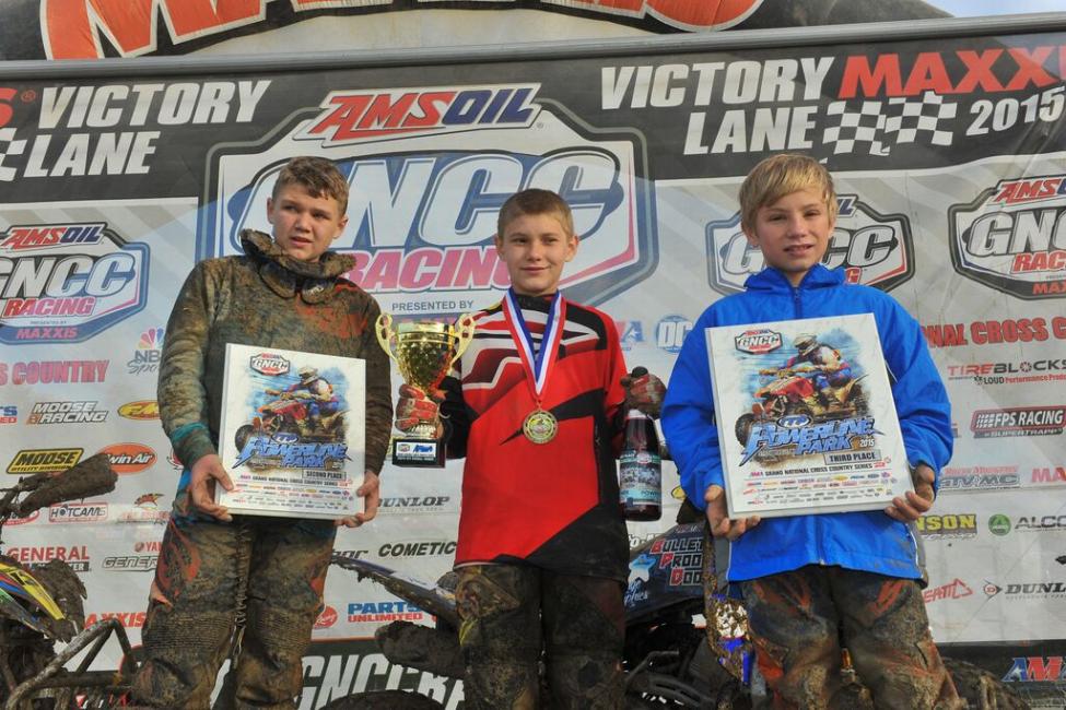 ATV Youth Overall: (1) Ronnie Rusch, (2) Mikey Nickels, (3) Tim Sroka 