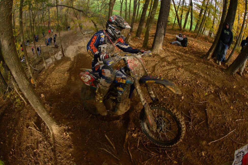 Ashburn pushed himself the entire three hour race. Photo: Ken Hill