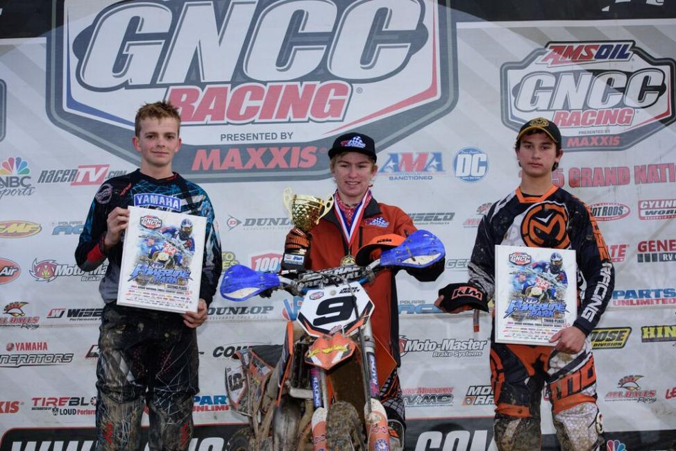 Jesse Ansley leads the Youth Overall Championship heading into the season finale. Photo: Ken Hill