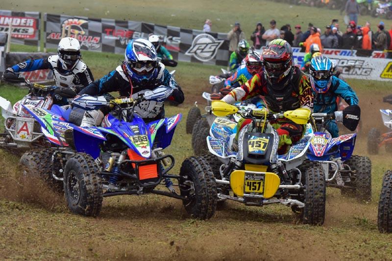 Hilltop/ITP racer Blake Meyer (457) used ITP Holeshot XCT tires on his honda to win the competitive College B (16-21) class and expand his points lead.
