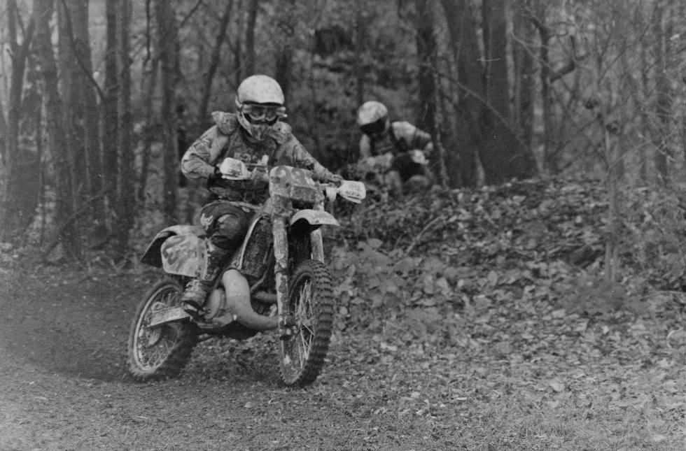 Here's a classic #TBT with Rodney Smith at the first-ever Ironman GNCC in 1995.