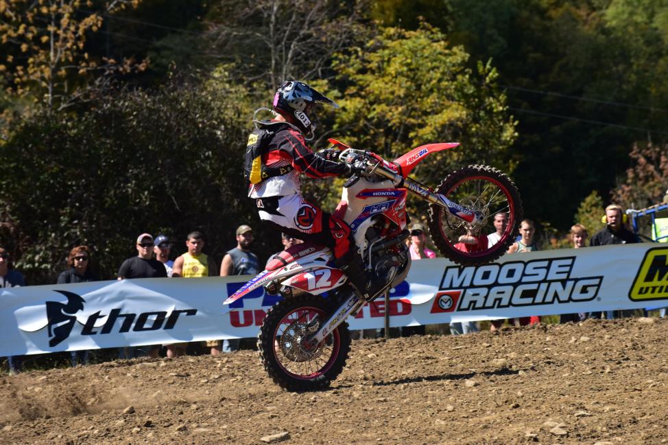 Takeshi has been racing the GNCC Series since 2012, he will be missed next year.Photo: Ken Hill