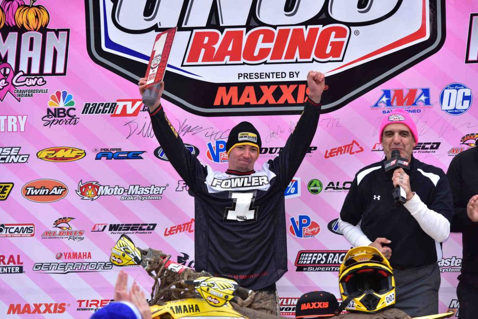 Walker Fowler clinched the 2015 XC1 Pro ATV championship at the last round of the 2015 GNCC Series.