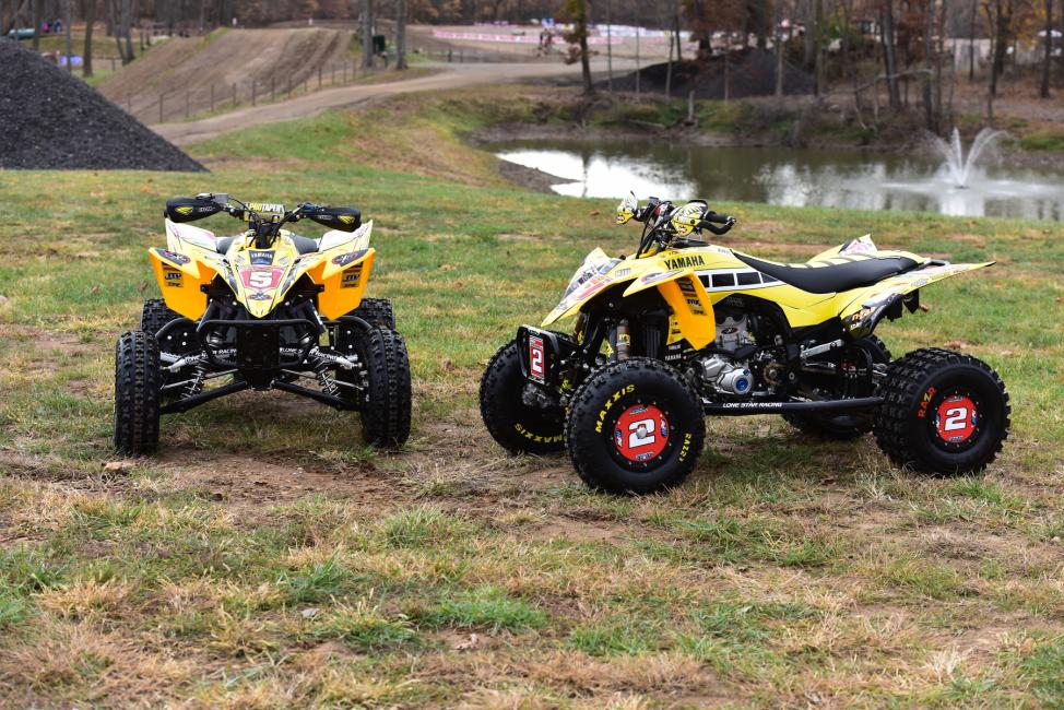 Cole Richardson (5) and Walker Fowler (2) had their Yamaha's sporting the 60th anniversary yellow and black color scheme.