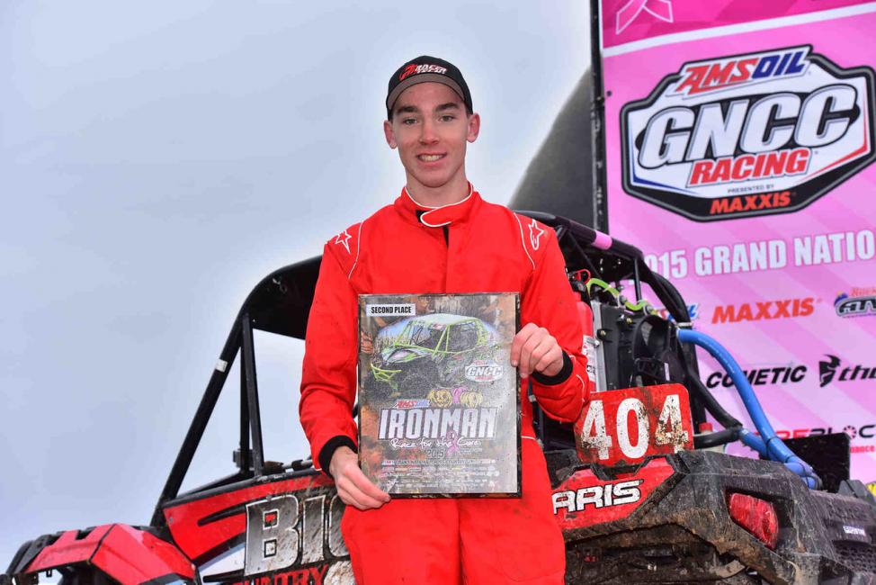 Yokley's earned a second place finish at the AMSOIL Ironman GNCC.