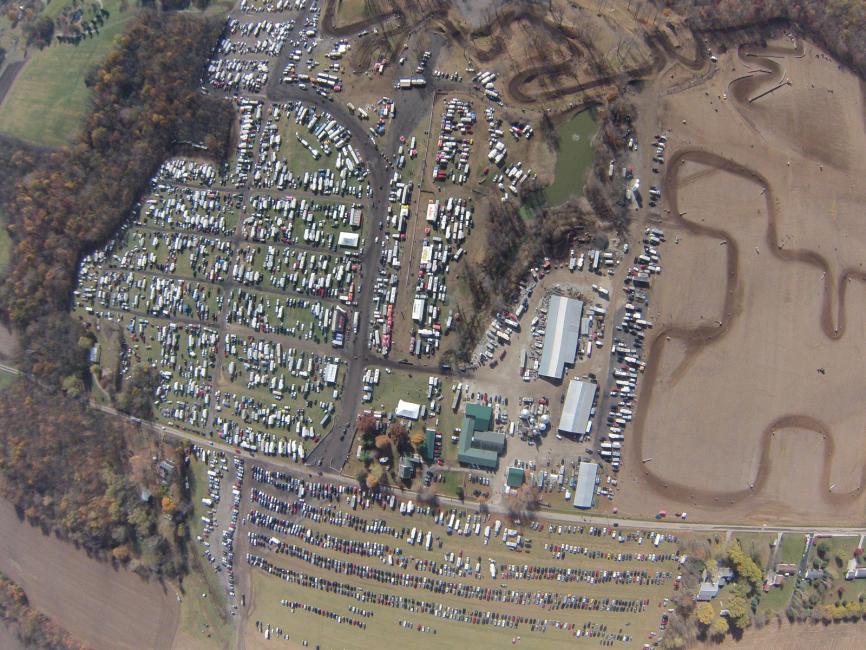The 2015 AMSOIL Ironman GNCC from an overhead point-of-view. Photo: Rex Parker