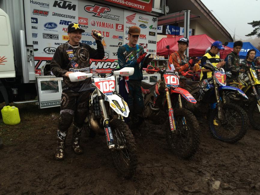 Josh Strang (102), Chris Bach (101) and the 2015 JNCC Champion Watanabe Manabu (1) rounded out the top three at the JNCC Finale.Photo: Jared Bolton