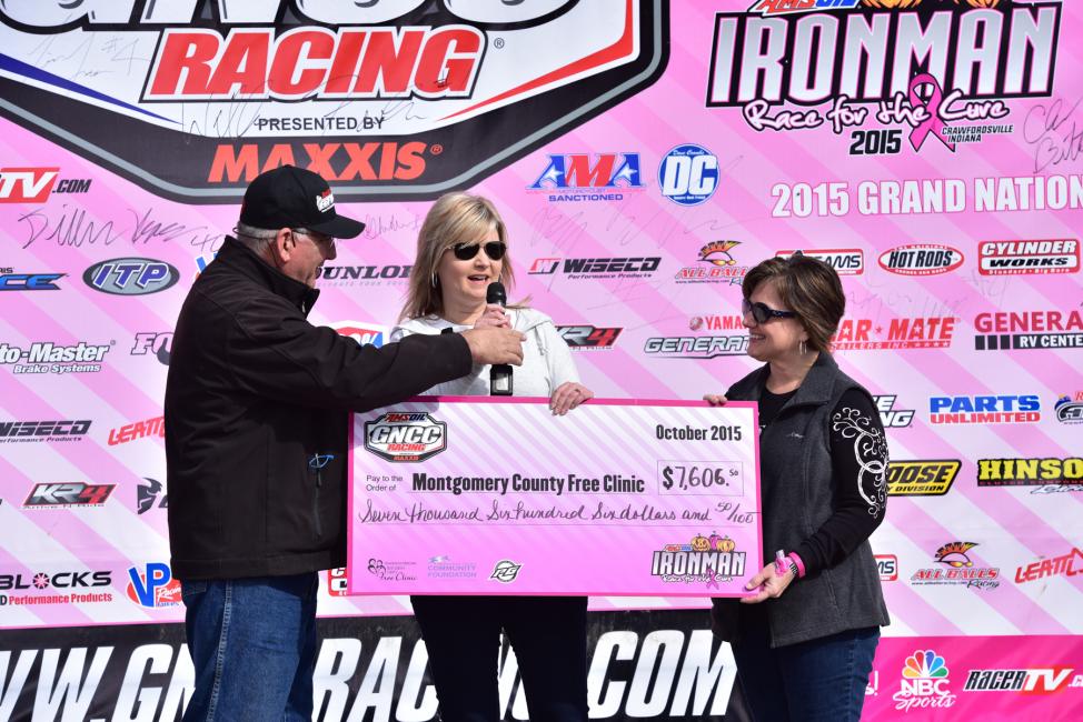 Additional funds were raised after the check presentation, increasing the amount by over $600.Photo: Ken Hill