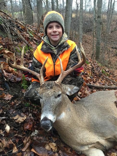 Barry's son Talon got his first buck this past weekend!