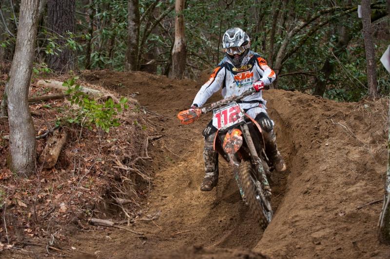 Charlie Mullins put in a great ride, but a small mistake in the final turn would cost him the race that day. However, he would go on to win the 2011 GNCC National Championship.Photo: Shan Moore