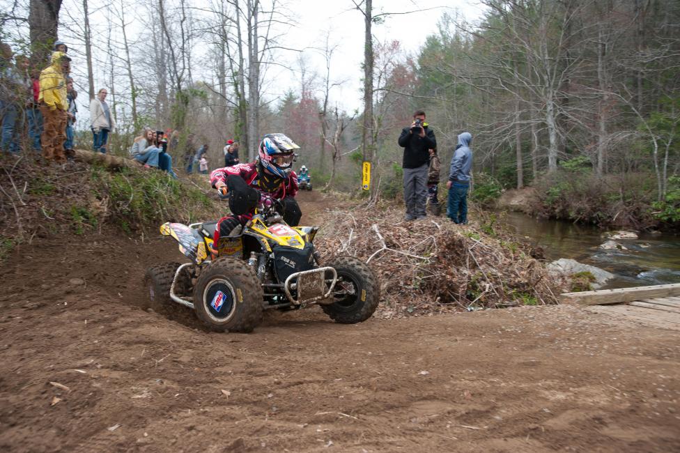 This week's #ThrowbackThursday goes to the 2011 Steele Creek GNCC where Adam McGill would come away with the ATV win.Photo: Shan Moore