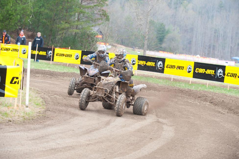 Chris Bithell and Taylor Kiser would battle through the final corners for 2nd place. Unfortunately a time penalty would take Kiser out of a podium finish.Photo: Shan Moore