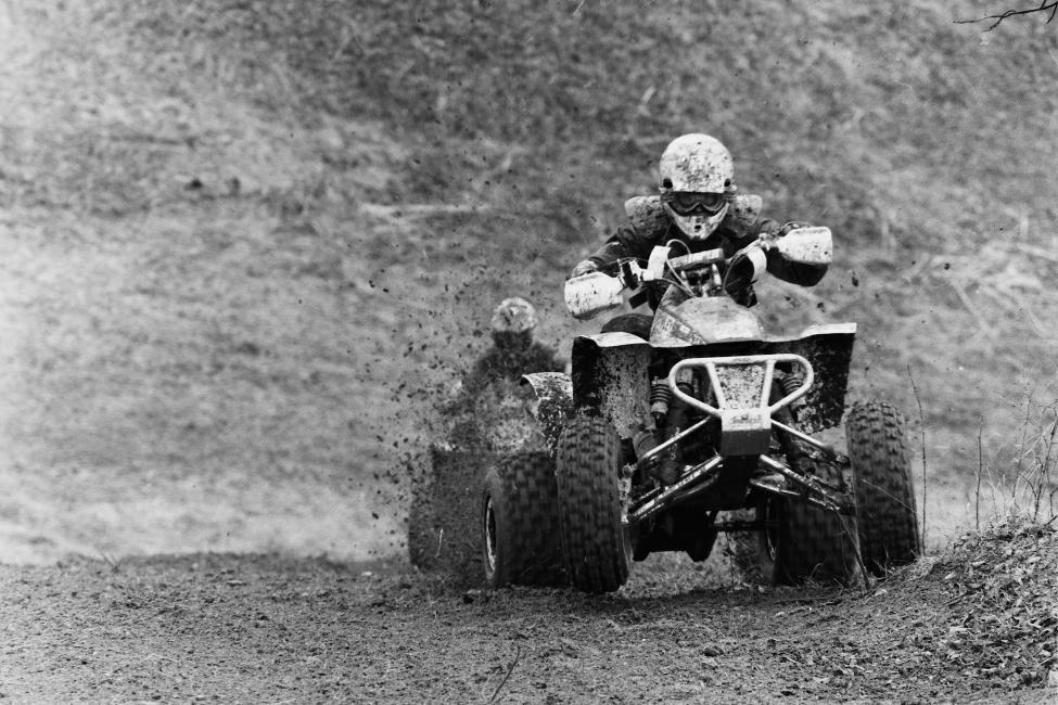 Barry Hawk on the way to claiming the 1996 Loretta Lynn's GNCC win!