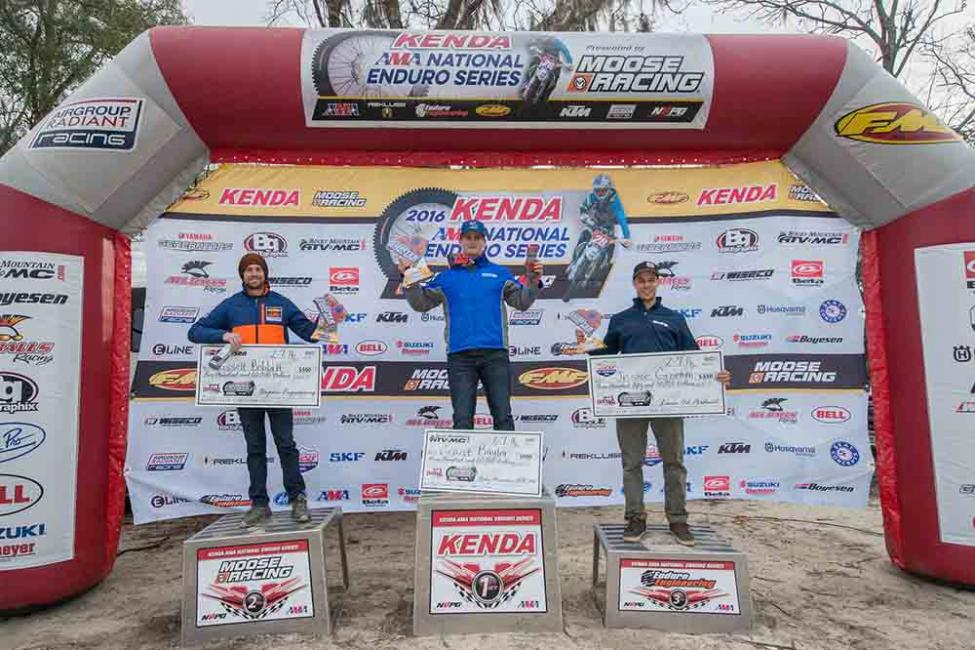FMF KTM Factory rider, Russell Bobbit, earned second overall at the opening AMA National Enduro.Photo: Shan Moore