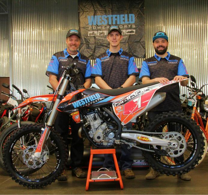 Jordan Ashburn will be riding for the Westfield Powersports team this season.Photo: Courtesy of Westfield Powersports