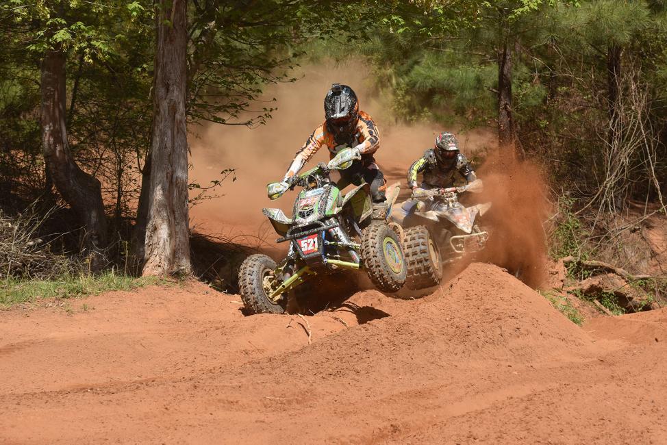 McGill and Fowler battled down to the season finale for the 2015 GNCC ATV Championship. Photo: Ken Hill