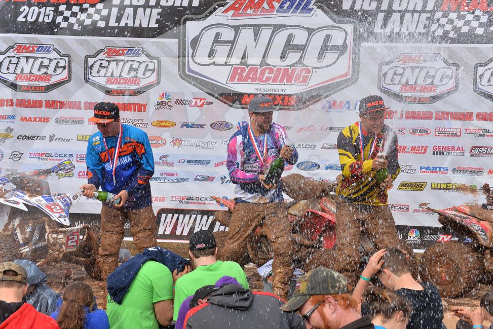 McGill found himself on the top spot of the podium three times last season.Photo: Ken Hill