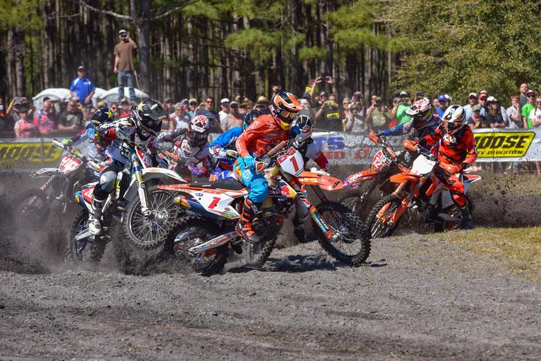The ATV guys weren't the only ones who put on a great show, the XC1 bike race was epic as well!Photo: Ken Hill