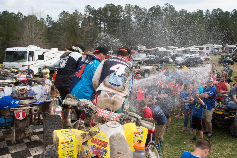 Walker Fowler, Chris Borich and Brycen Neal rounded out the the XC1 and ATV overall podium.Photo: Ken Hill