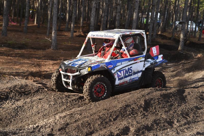 John Barnes and Phillip McGhee powered through the Florida sands.