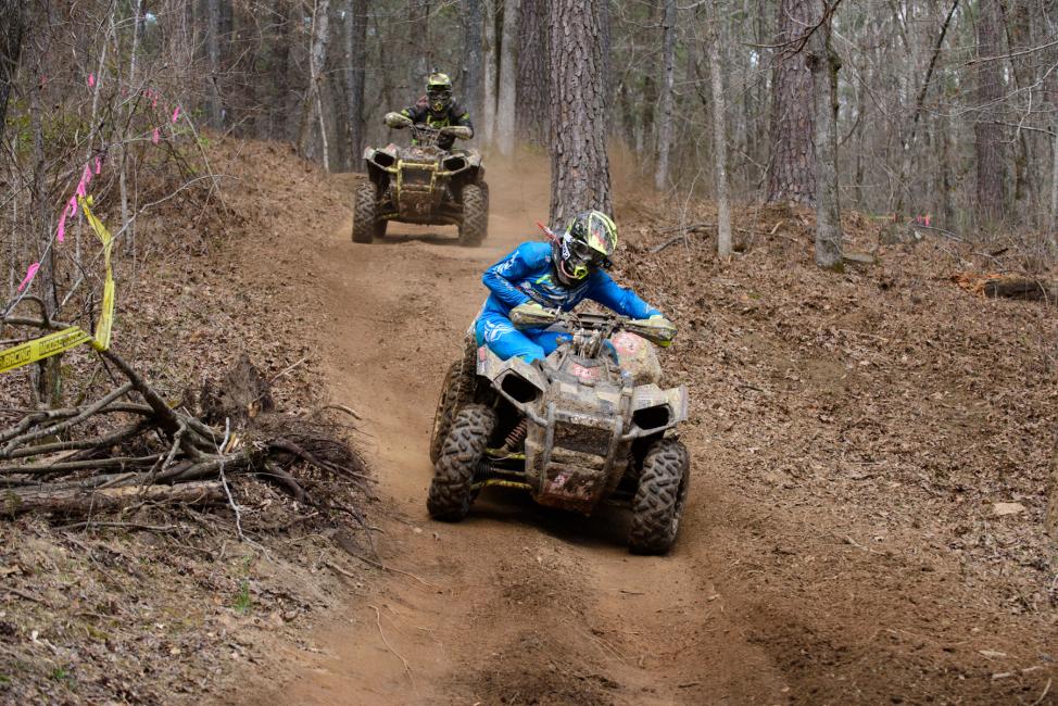 Swift and Trantham were battling it out at the Georgia GNCC.