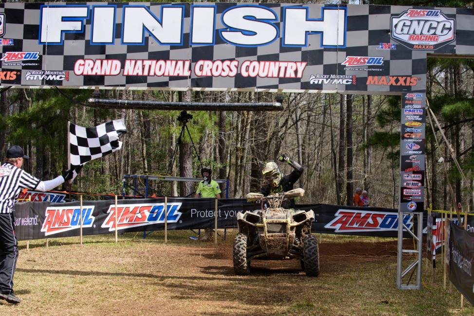Trantham taking the 4x4 Pro win at the Maxxis Cannonball in Sparta, Georgia.