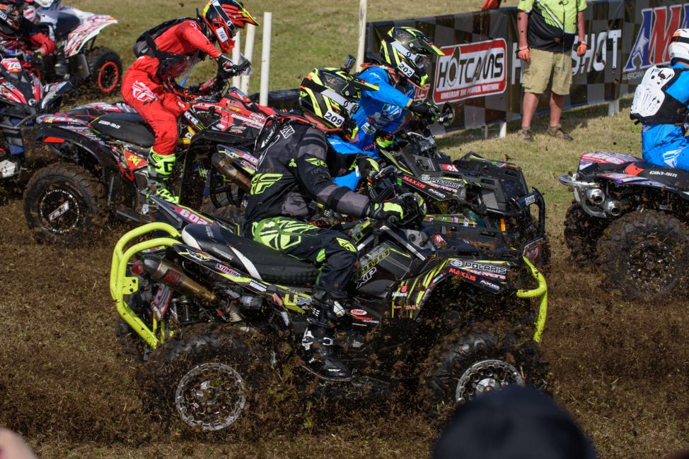 Michael Swift and Kevin Trantham had a mid-pack start in the 4x4 Pro class.