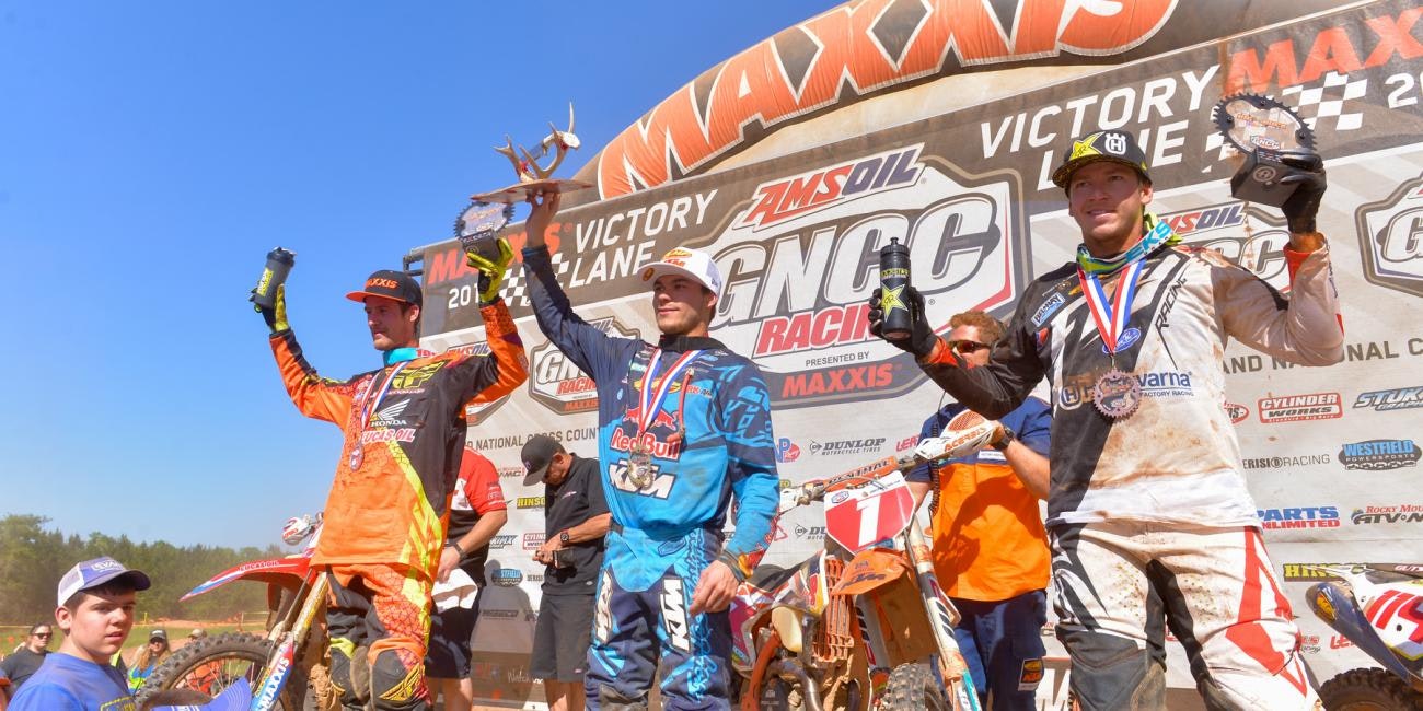 Russell Dominates VP Racing Fuels Big Buck GNCC and Claims Overall Win