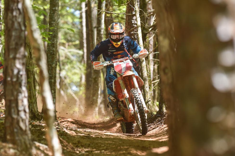 With two wins this season, Kailub Russell is now tied for the lead in the XC1 Pro class. 