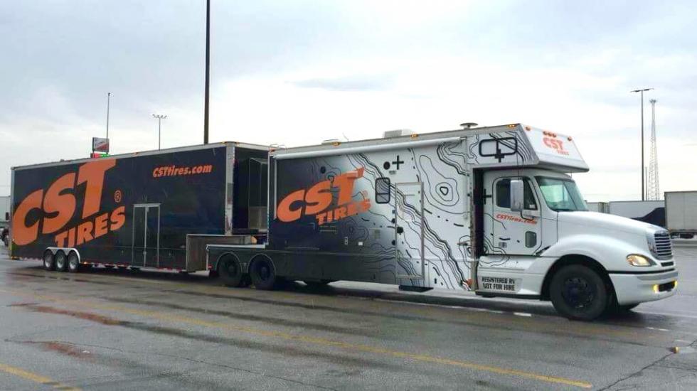 CST Tires will be on-site this weekend, be sure to stop by their rig!Photo: Courtesy of CST Tires