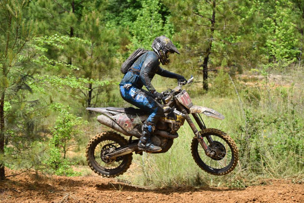 The rain caused for extremely muddy conditions. Josh Strang was able to overcome these rough conditions and finish in 6th place!