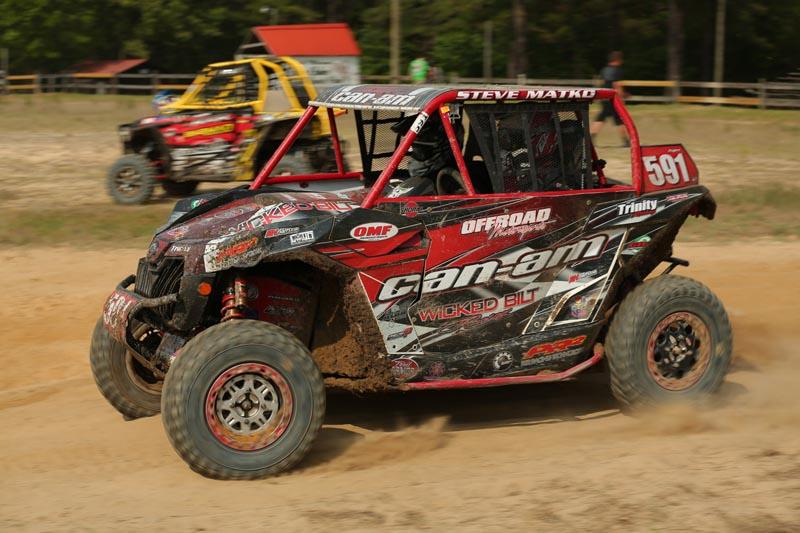 Steve Matko worked his way through the pack of XC1 Pro UTVs to land on the podium.